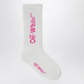 Off White Off-White™ White socks with pink logo