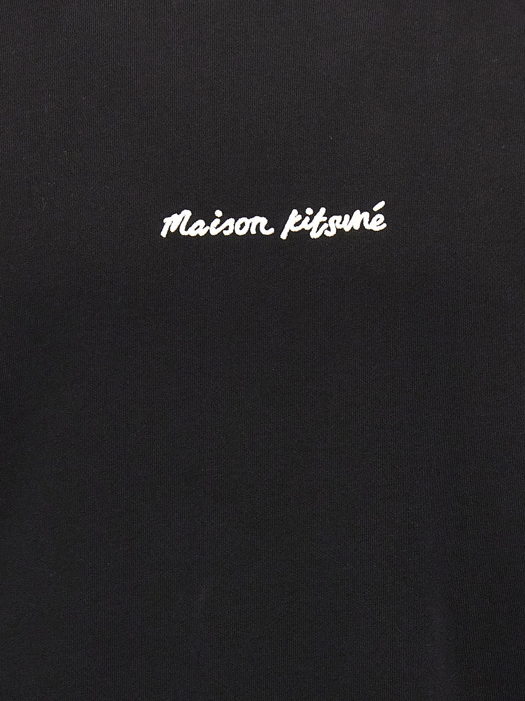 Maison Kitsuné Logo Embroidery Sweatshirt