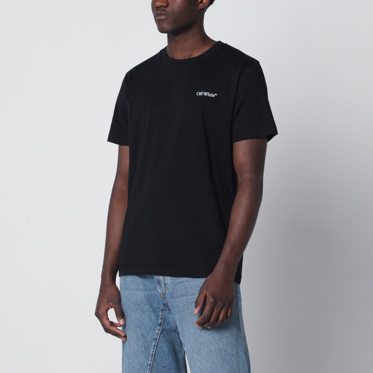 Off White Off-White™ Black T-shirt with logo print