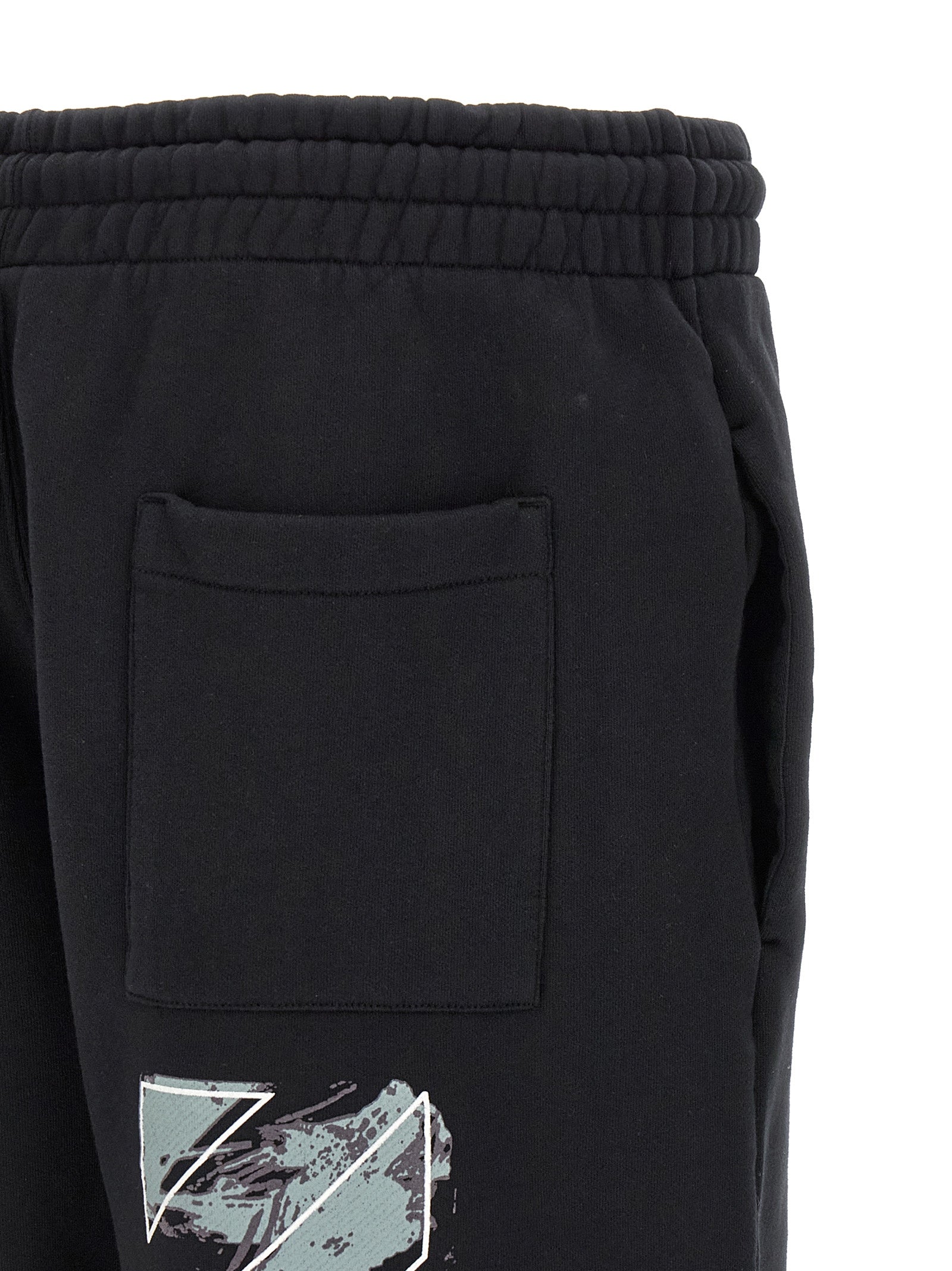 Off White Paint Diag Skate Bermuda Shorts