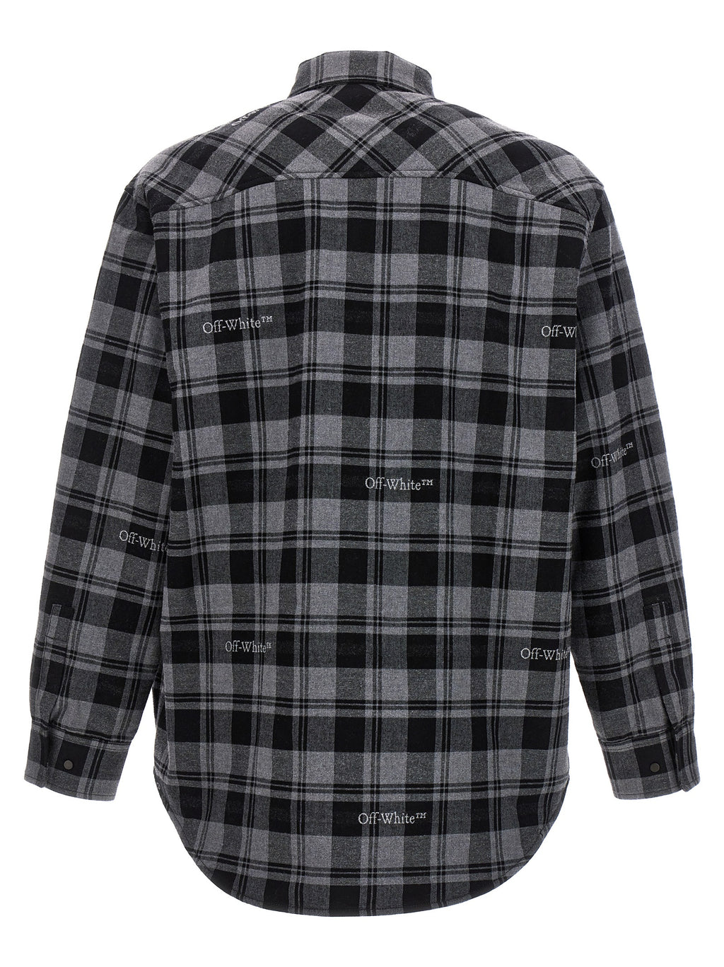 Off White Off-white Check Flannel Padded Jacket
