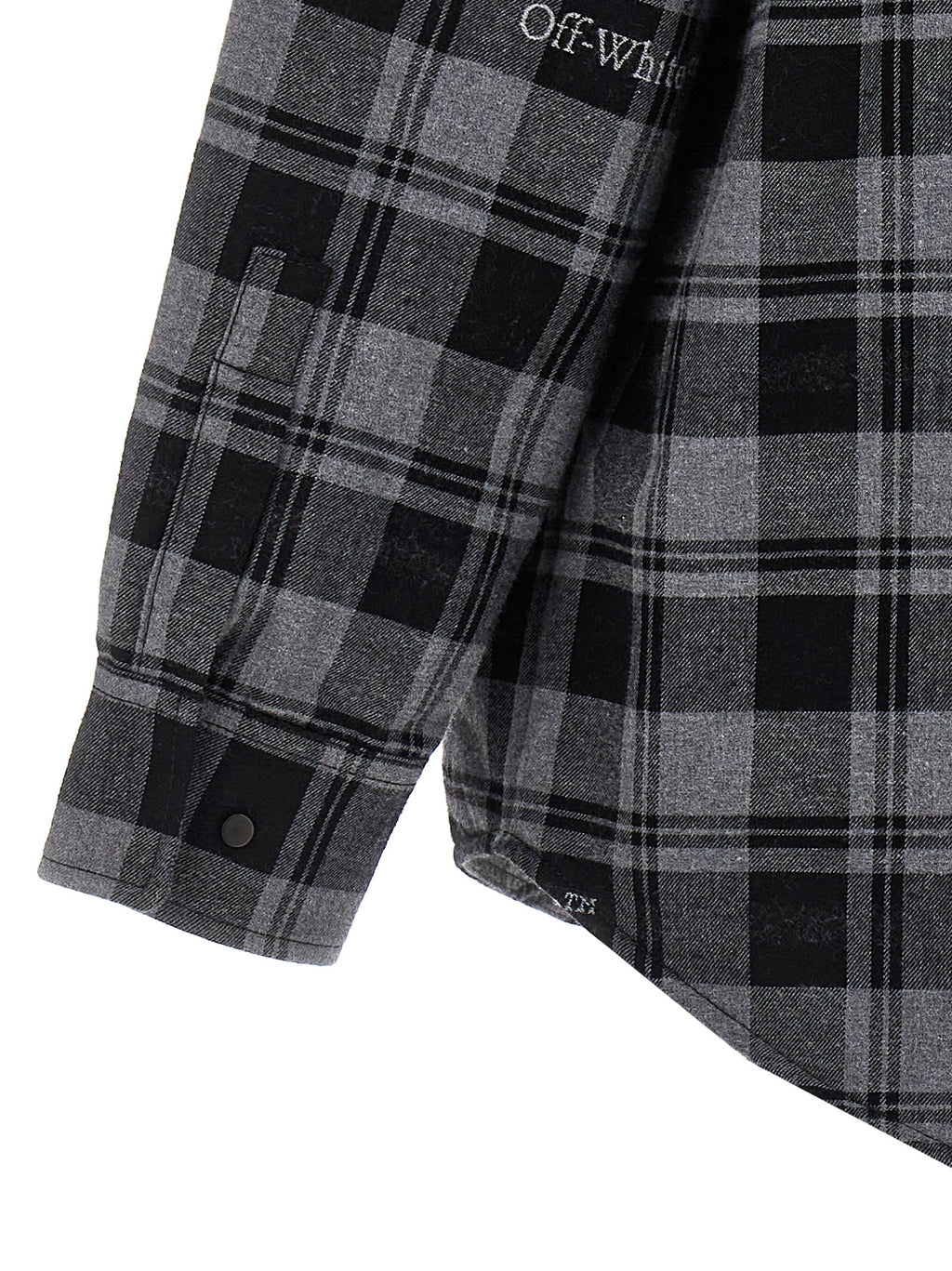 Off White Off-white Check Flannel Padded Jacket