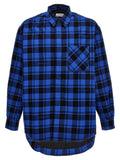 Off White Check Flannel Overshirt
