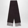 Destin Ebony brown wool and cahsmere scarf