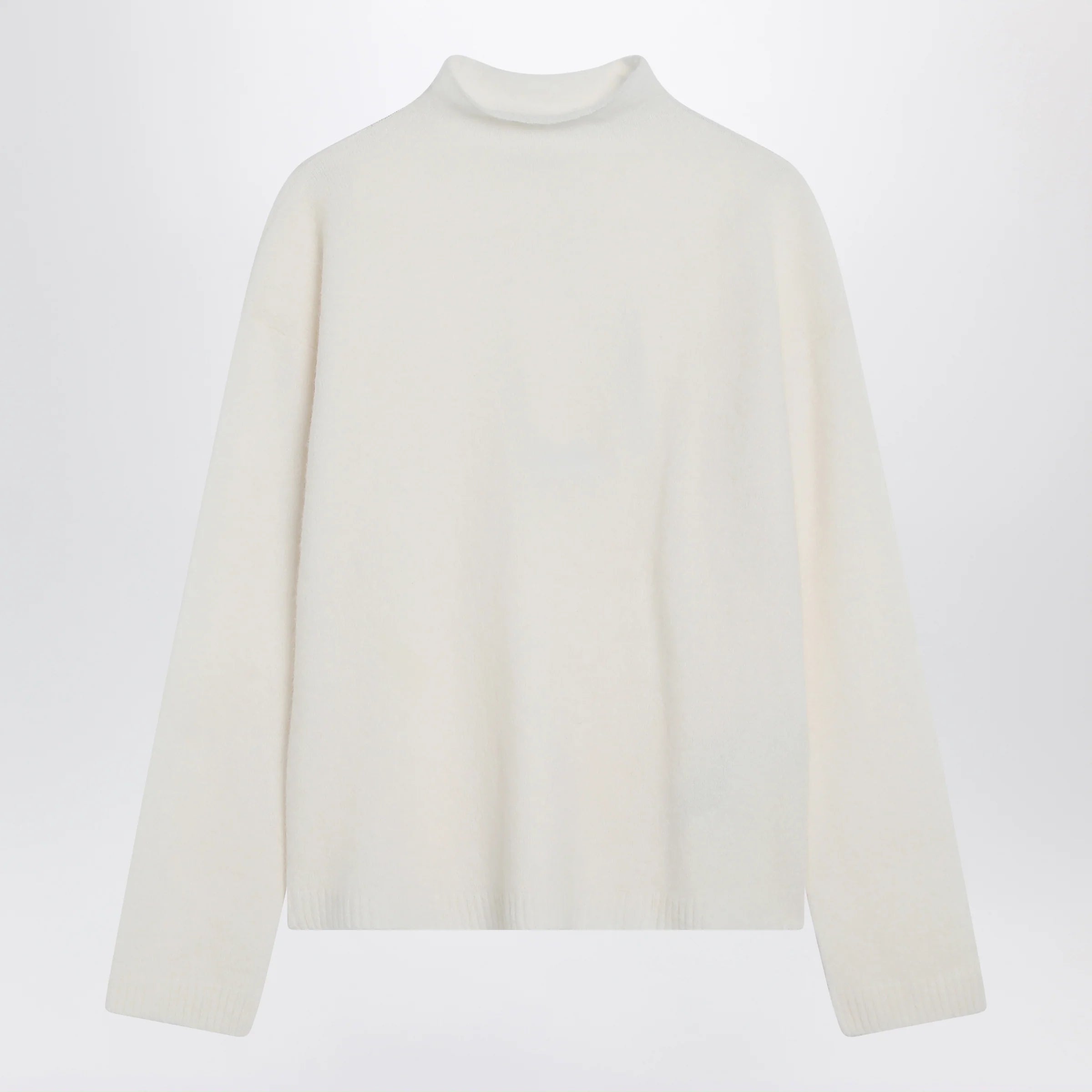 Max Mara Ivory cashmere-blend sweater