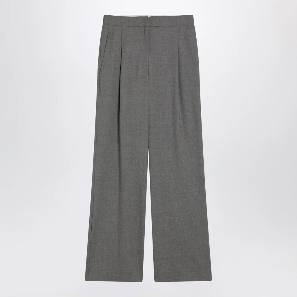 LouLou De Saison Wide grey wool pants