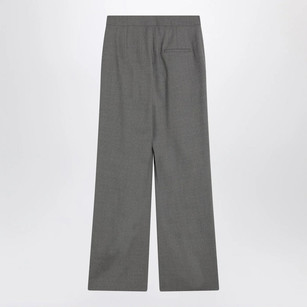 LouLou De Saison Wide grey wool pants