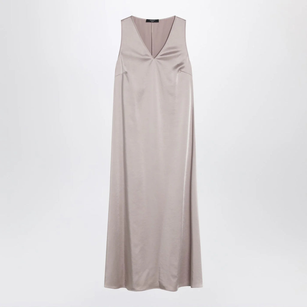 Weekend Max Mara Blush satin fluid dress