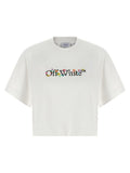 Off White Bookish Glowing Flower T-shirt