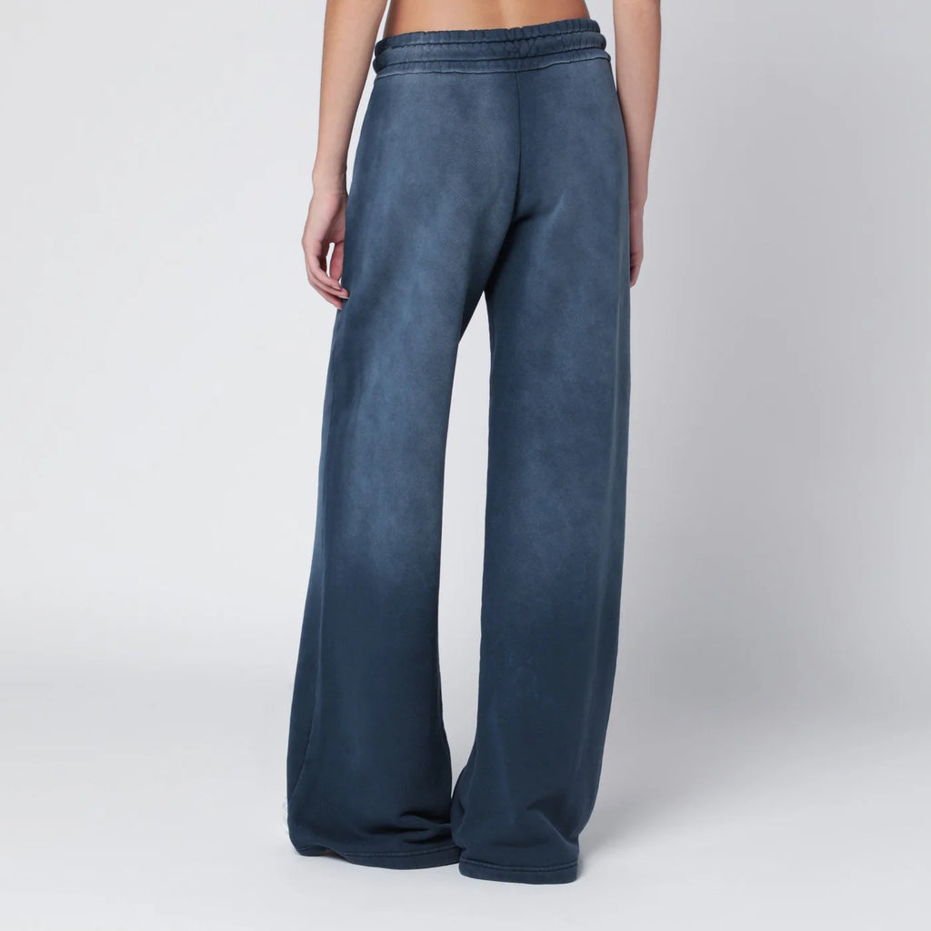 Off White Off-White™ Blue washed-effect jogging trousers