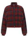 Off White Check Flan Arrow Spray Down Jacket