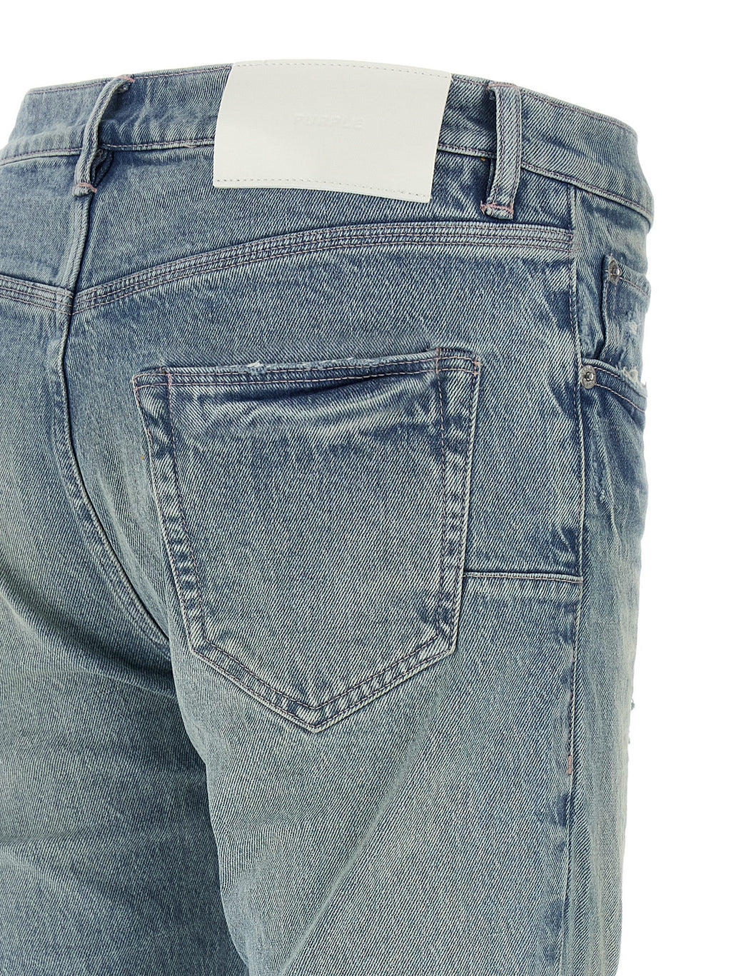 Purple P001 Repairs Jeans