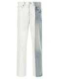 Purple Crackle Silver Jeans