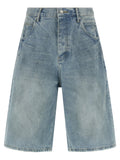 Purple P070 Vintage Dust Bowl Bermuda Shorts