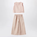 Il Gufo Blush pink striped outfit