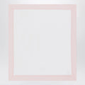 Il Gufo White cover with pink seersucker border