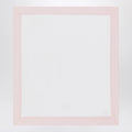 Il Gufo White cover with pink seersucker border