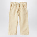 Il Gufo Beige linen trousers