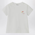 Il Gufo White T-shirt with embroidered logo