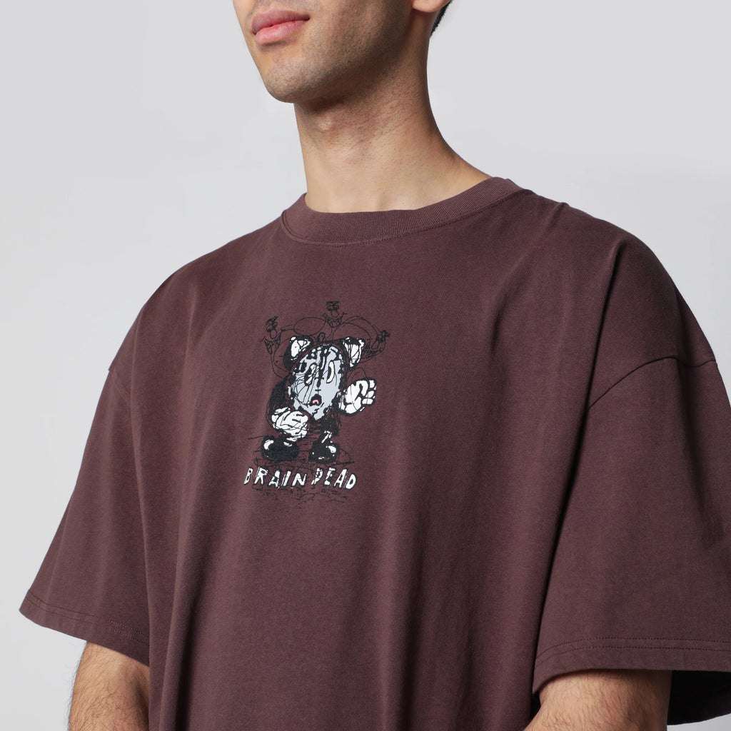 Brain Dead Cotton T-shirt with logo print