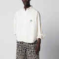 Brain Dead Ivory button-down cotton shirt