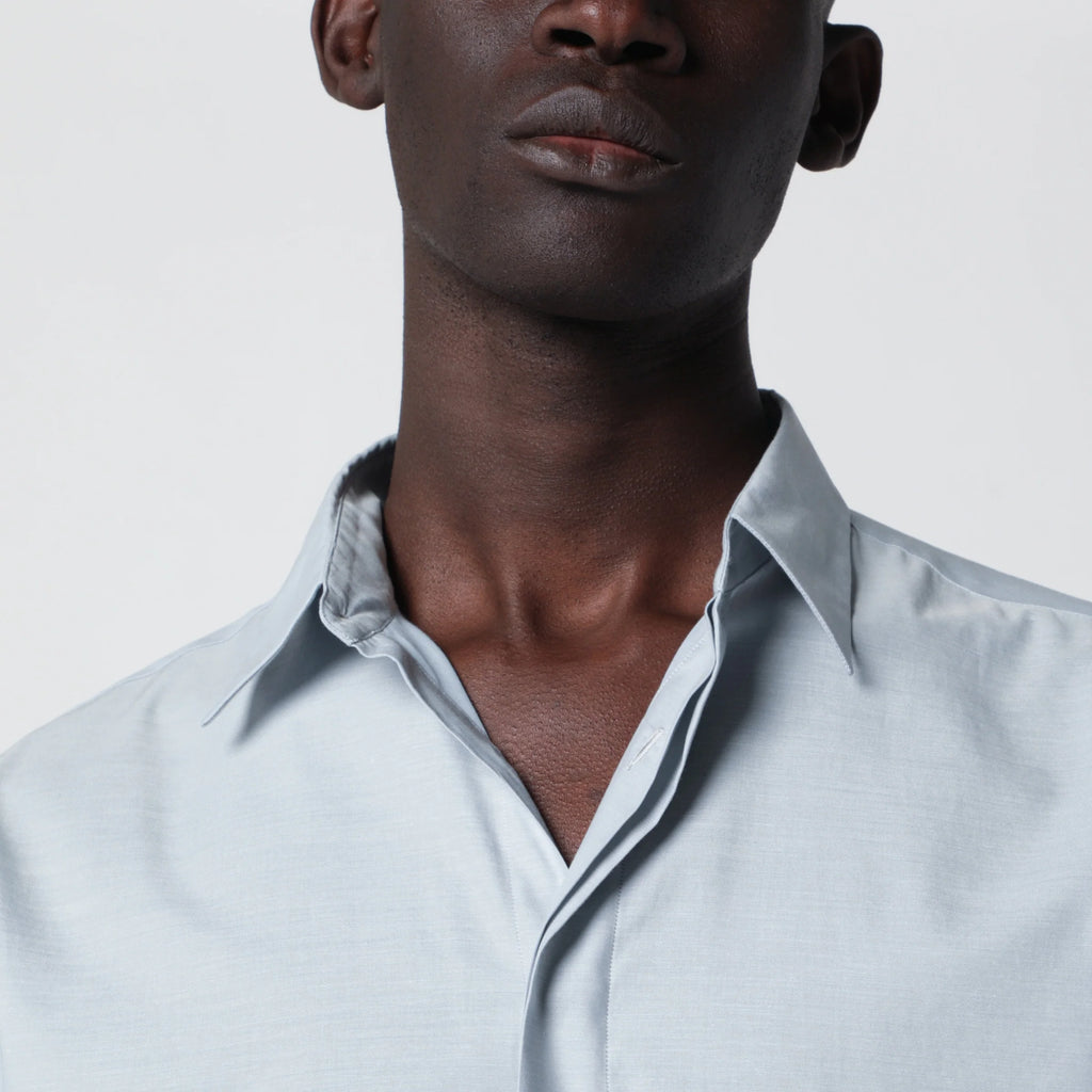 Lardini Light Blue Cotton Blend Shirt
