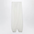 The Frankie Shop Mio semi-sheer balloon trousers in white