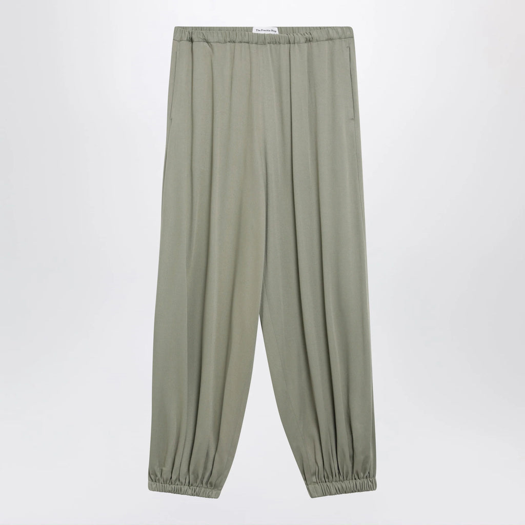The Frankie Shop Isola balloon trousers in sage green
