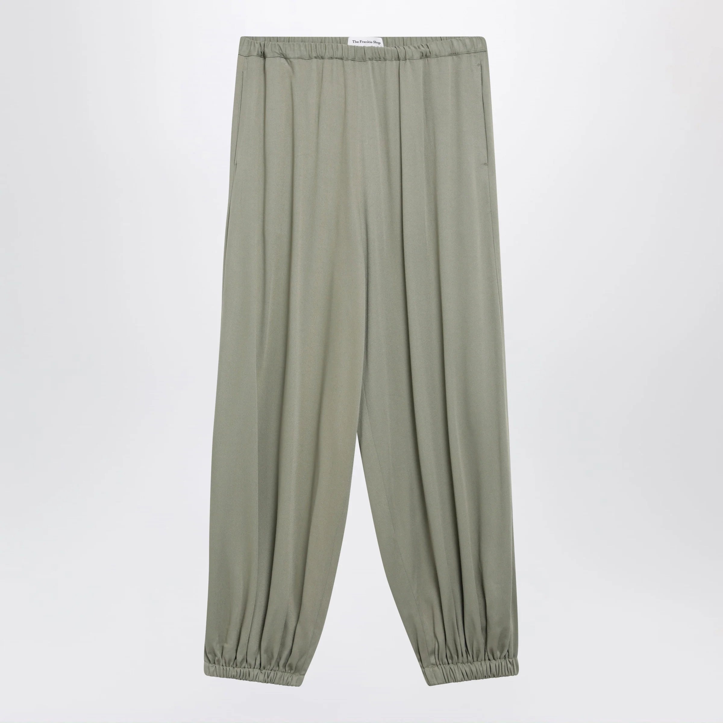 The Frankie Shop Isola balloon trousers in sage green