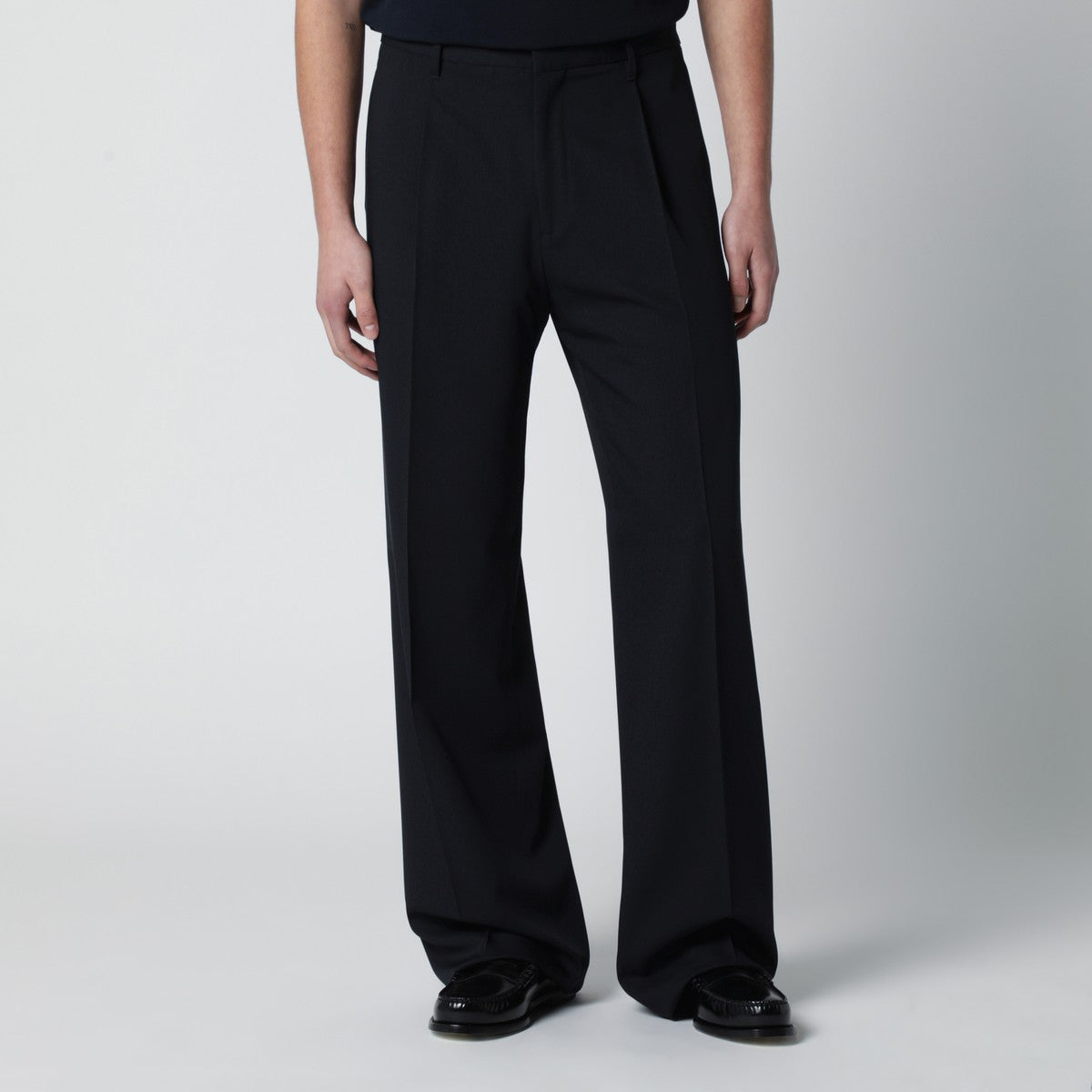Lardini Blue wool trousers