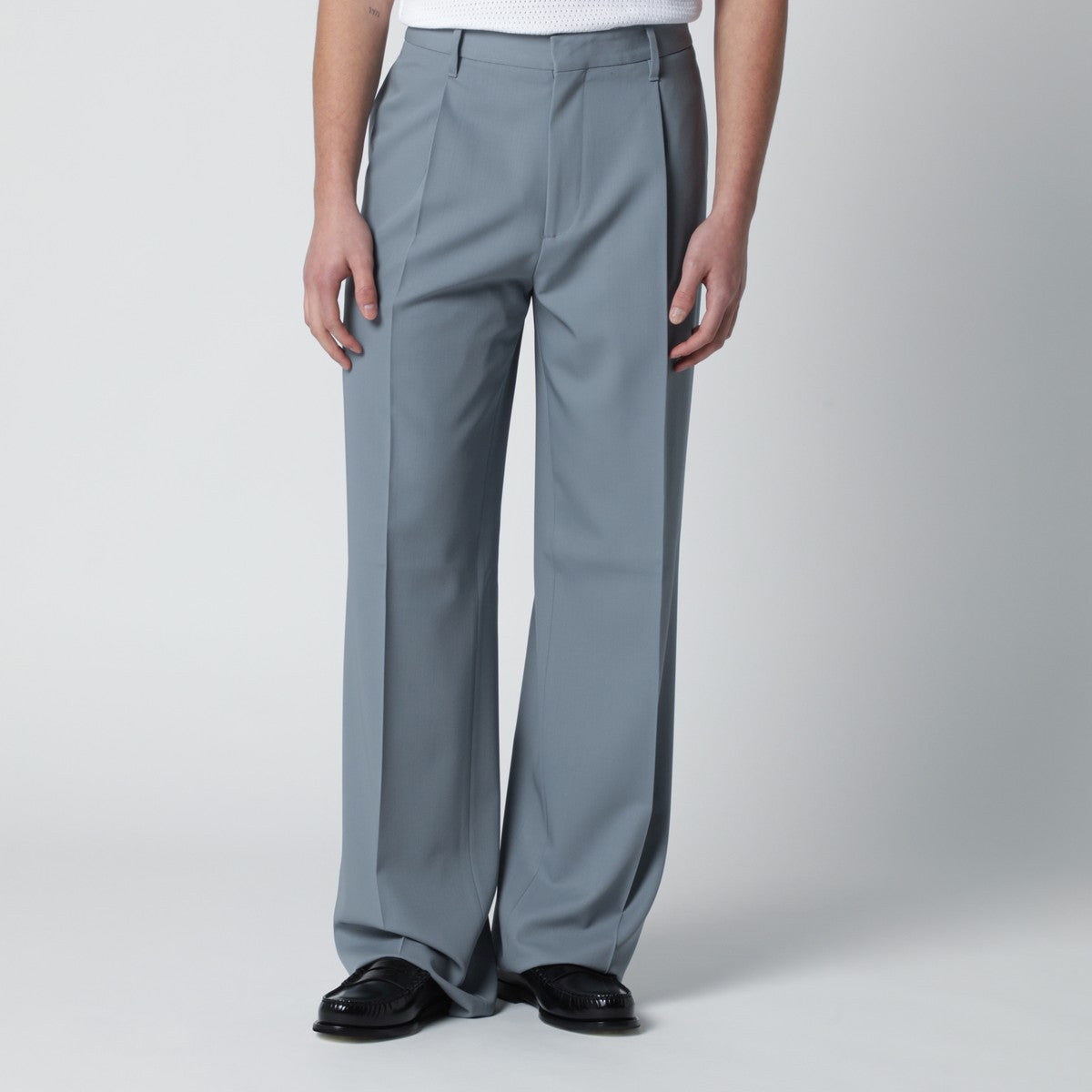 Lardini Grey wool trousers