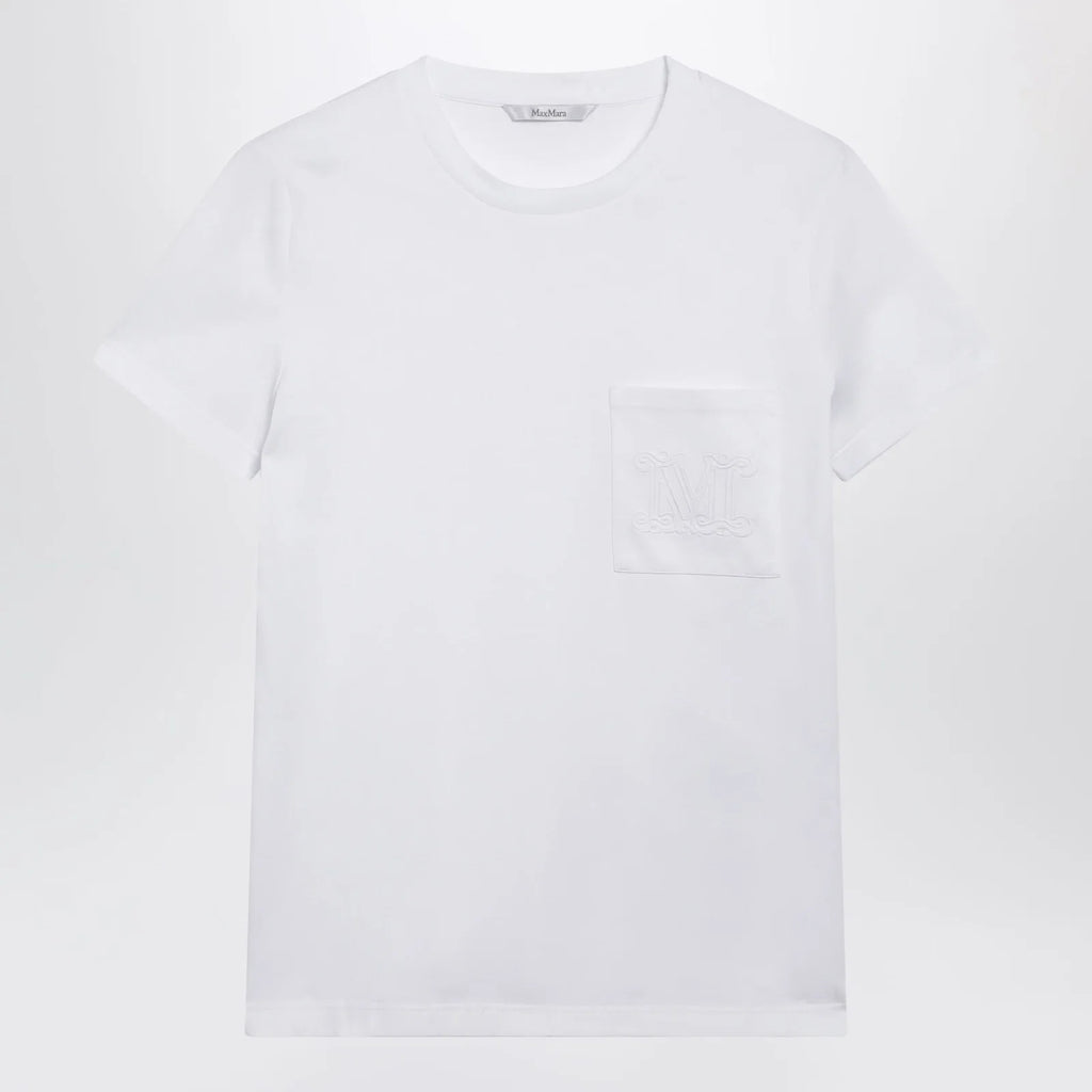 Max Mara White cotton jersey T-shirt