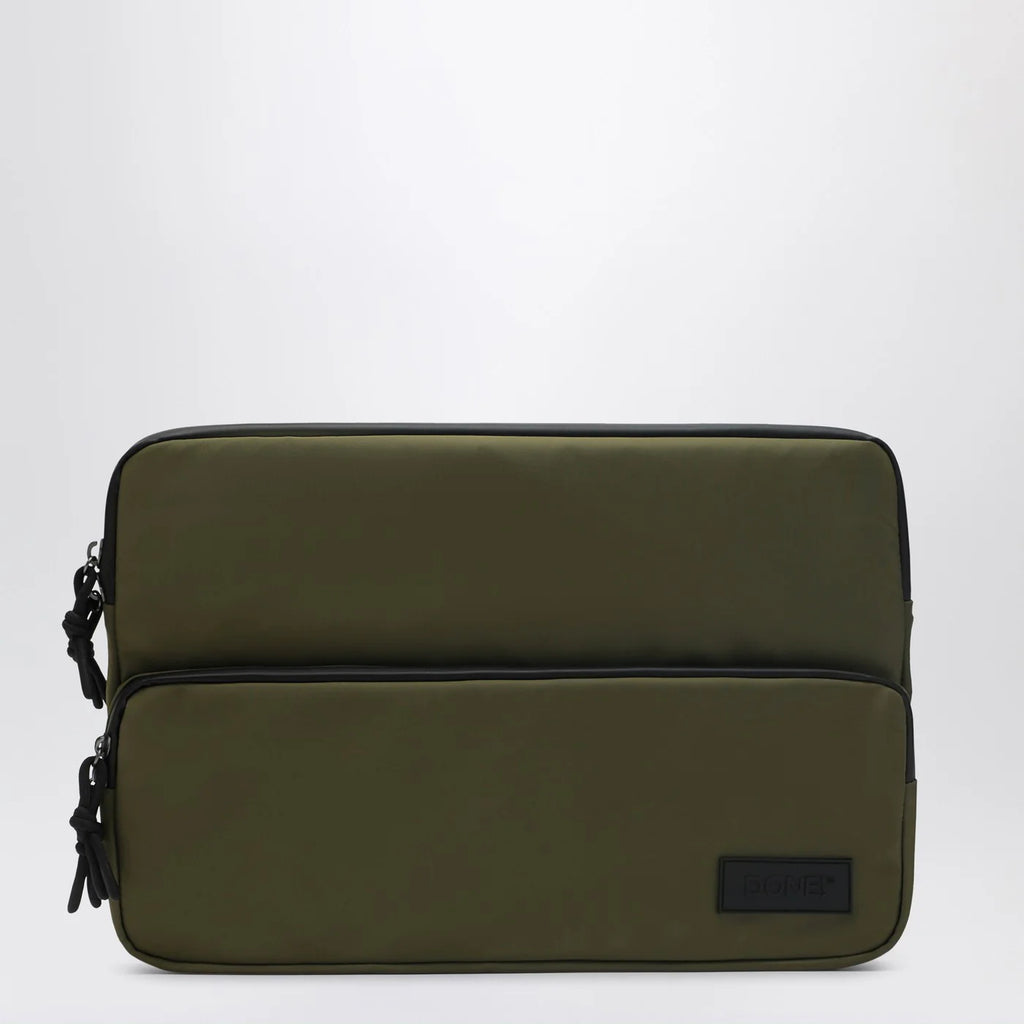 DONE! Green nylon laptop case