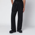 OAMC Black Regs trousers in wool blend
