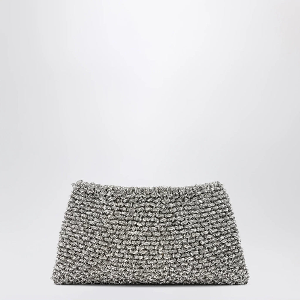 Hibourama Penelope silver jewel bag with crystals
