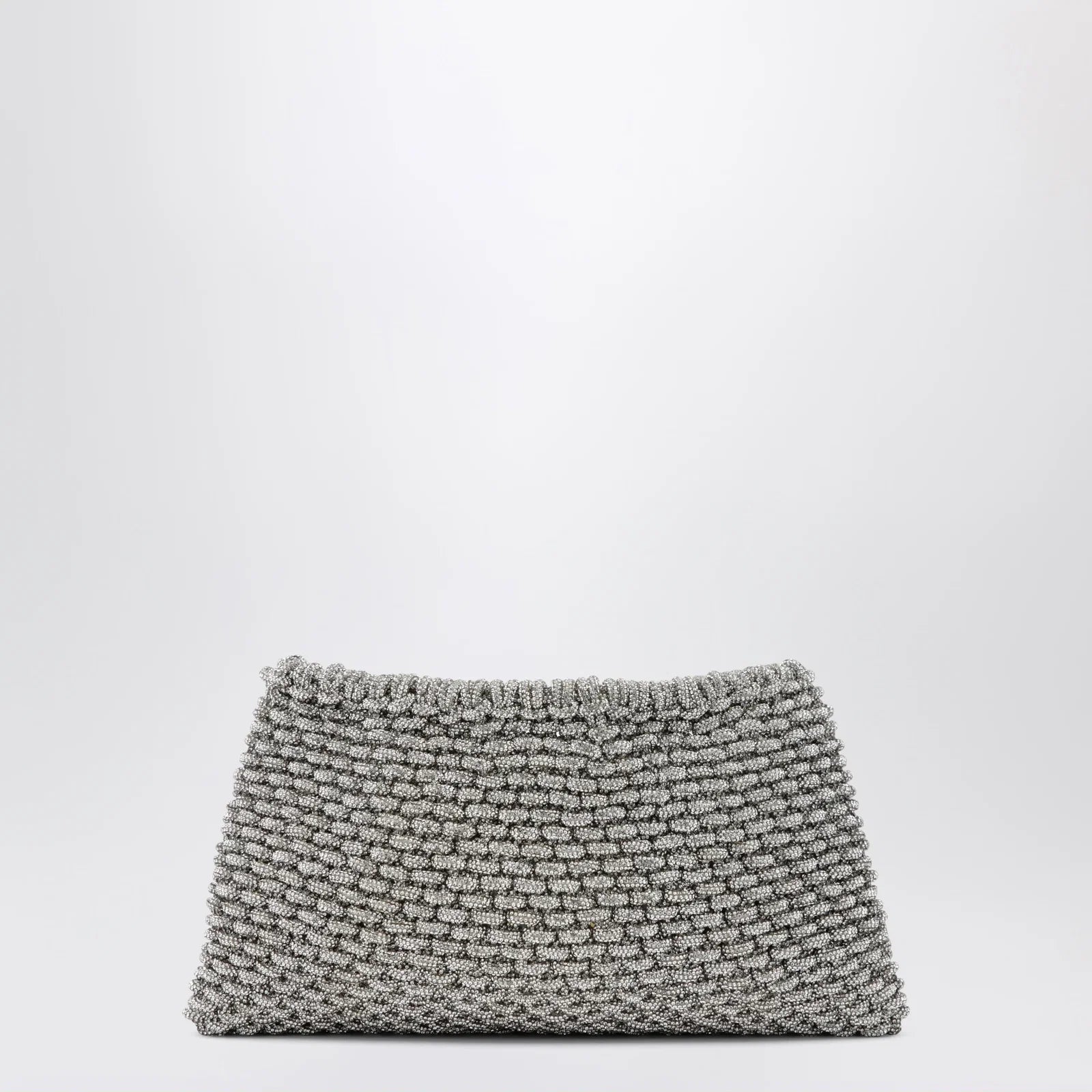 Hibourama Penelope silver jewel bag with crystals
