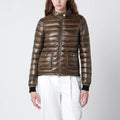 HERNO Military Green Ultralight Nylon Bomber Jacket