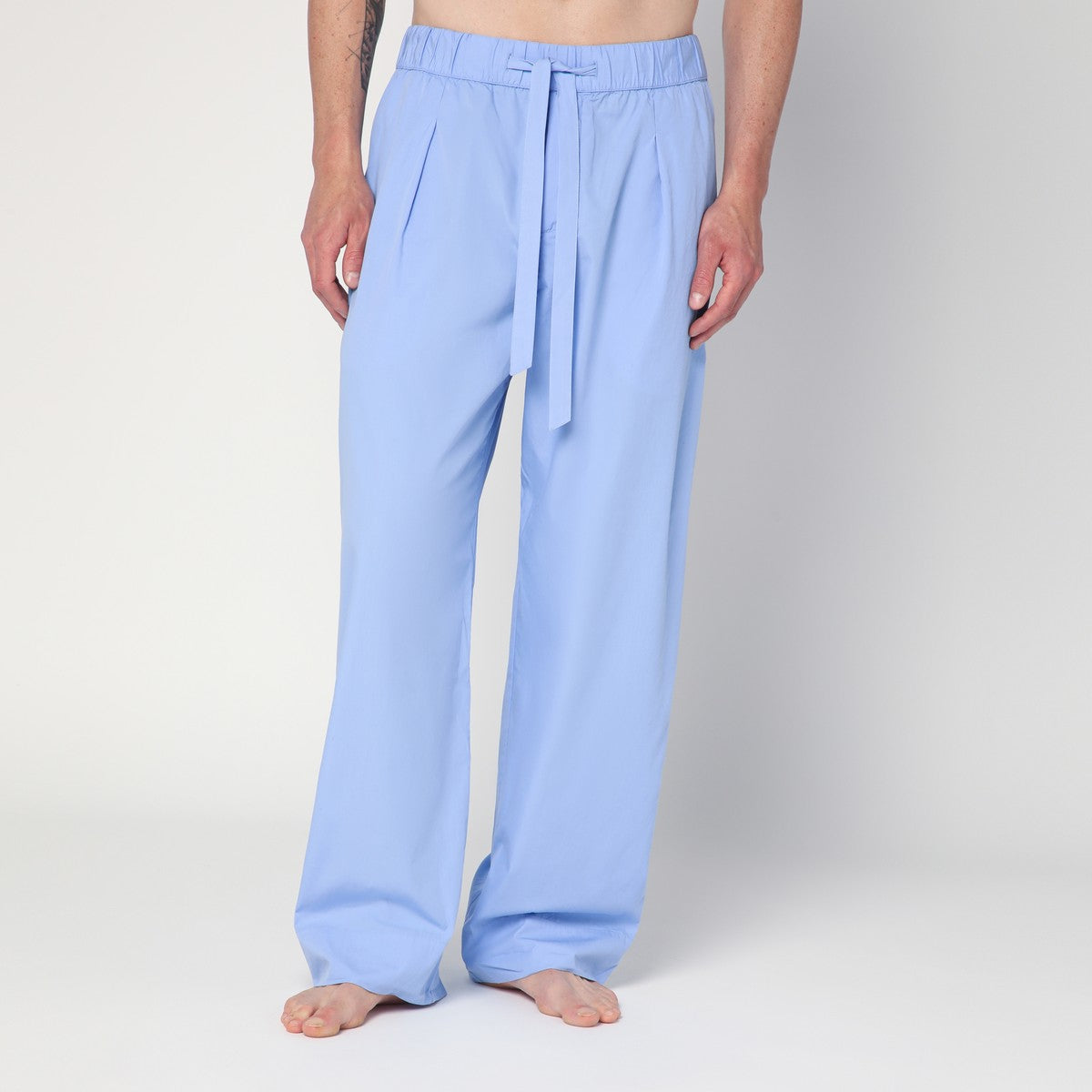 Tekla Cornflower blue pyjama pants