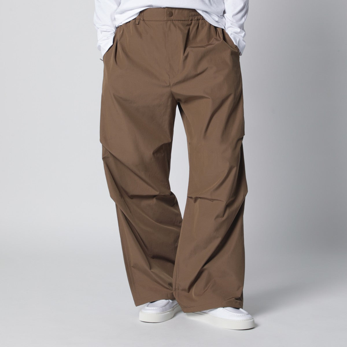 A.P.C. Brown baggy trousers