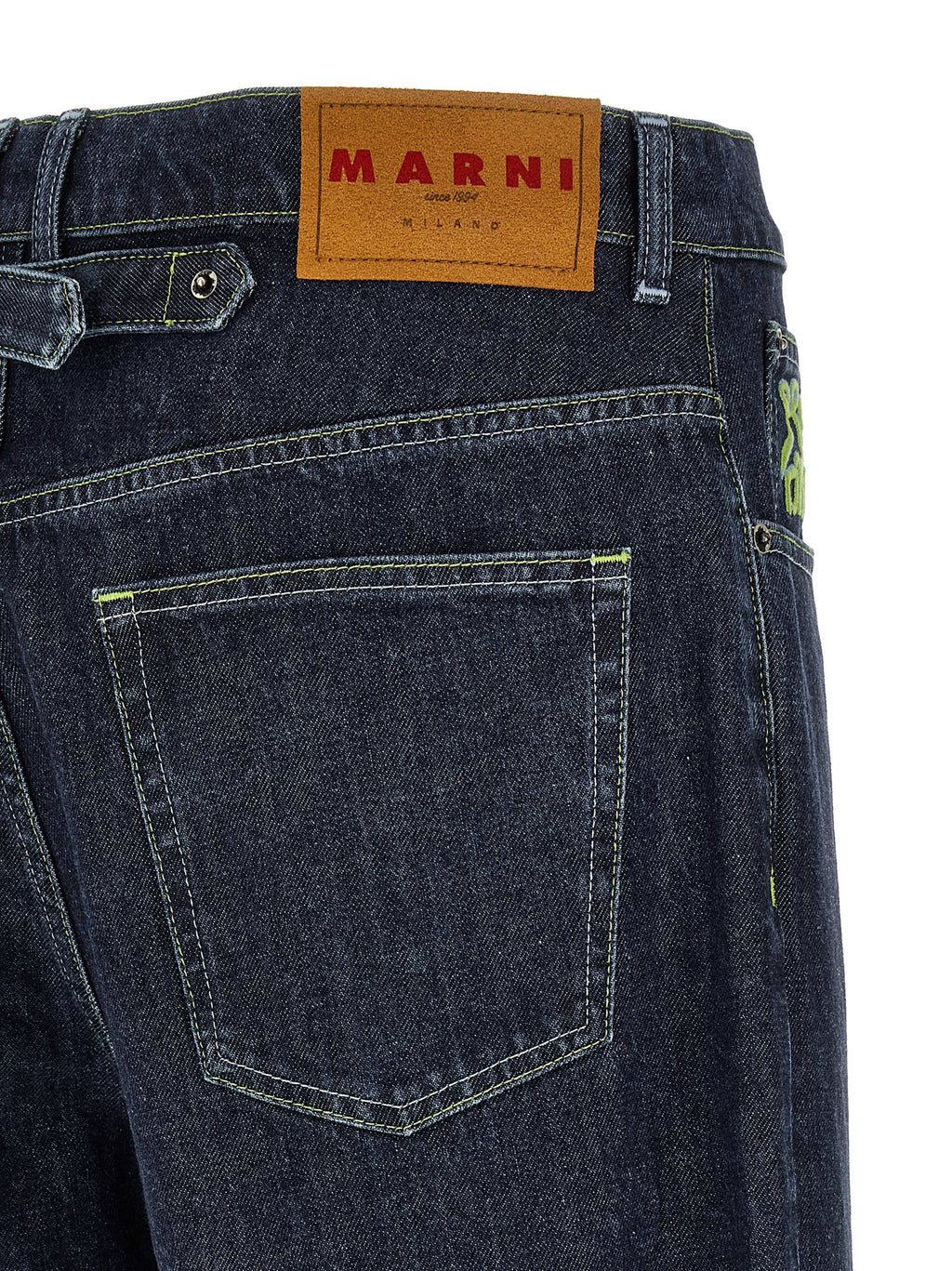 Marni Logo Embroidery Jeans