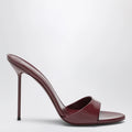 Paris Texas Lidia mules in amarena patent leather