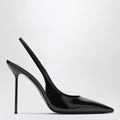 Paris Texas Lidia slingback pumps in black patent leather