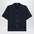 Needles Blue denim shirt with bow ties