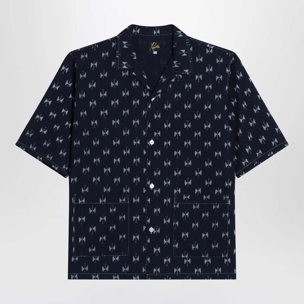 Needles Blue denim shirt with bow ties