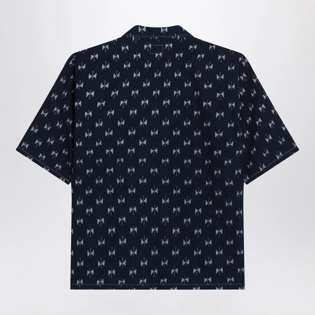 Needles Blue denim shirt with bow ties