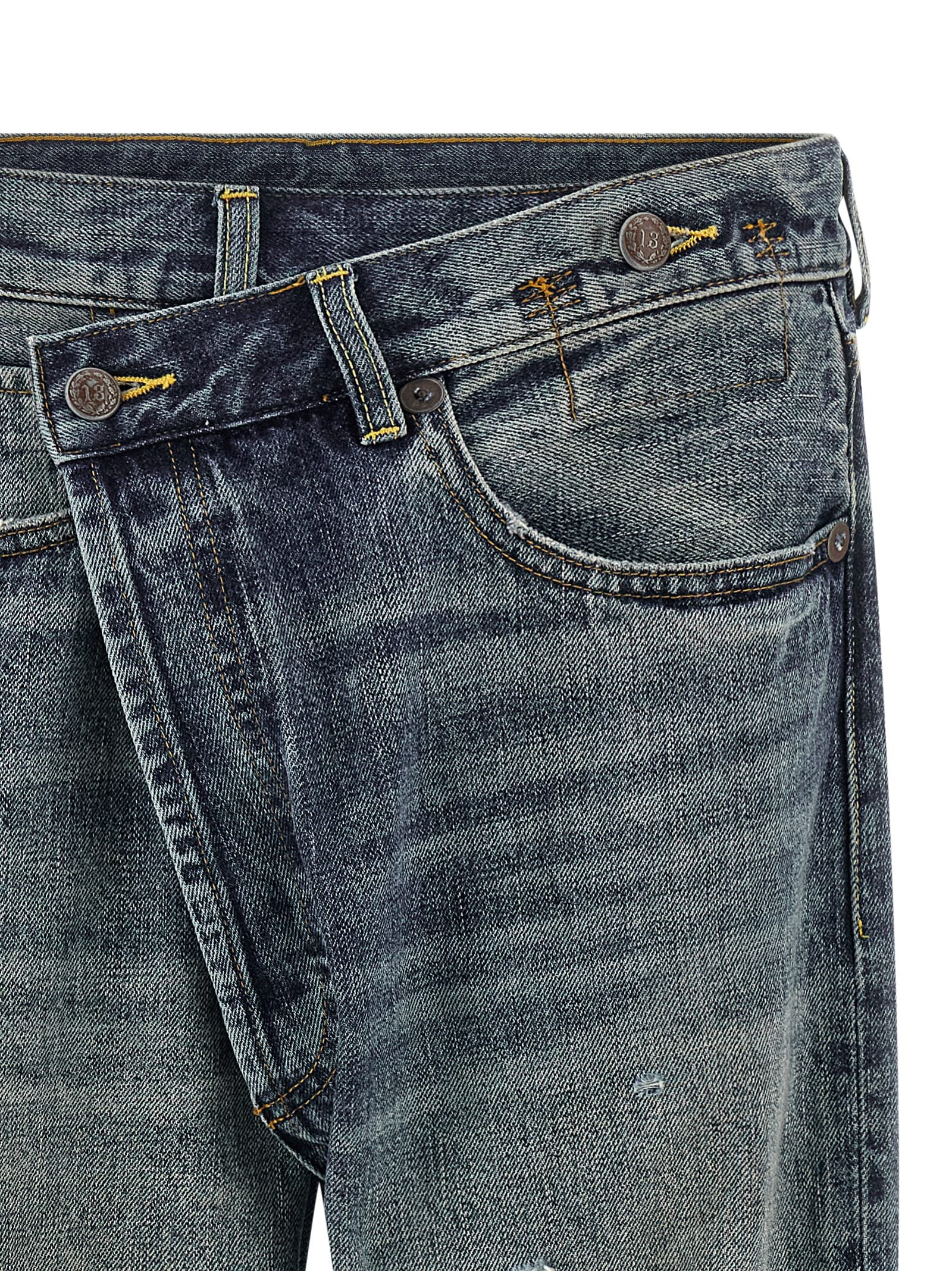 R13 Crossover Jeans