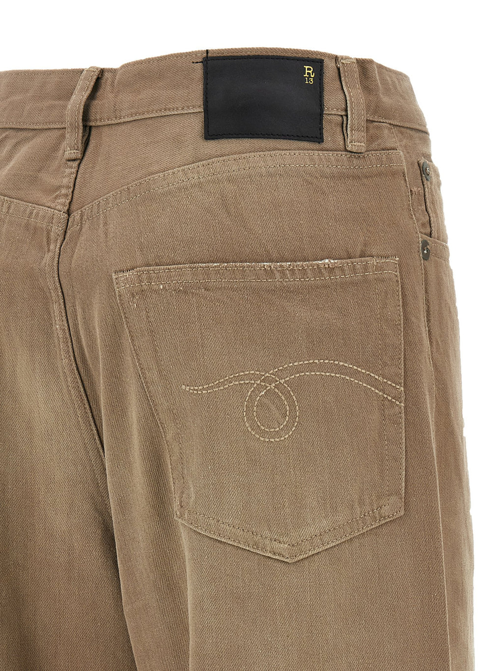 R13 Damon Pleated Jeans