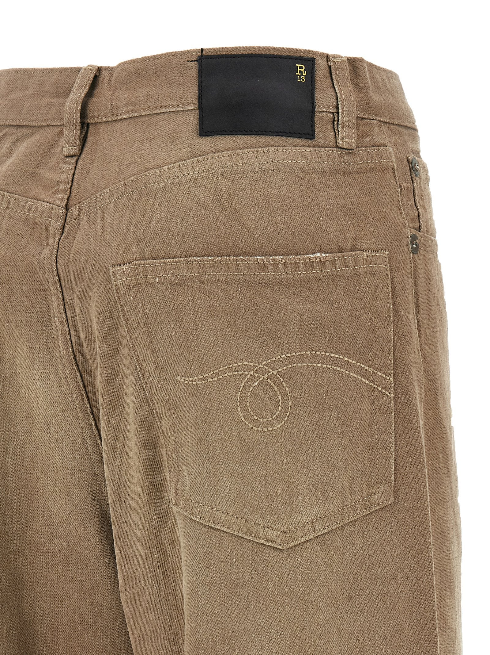 R13 Damon Pleated Jeans