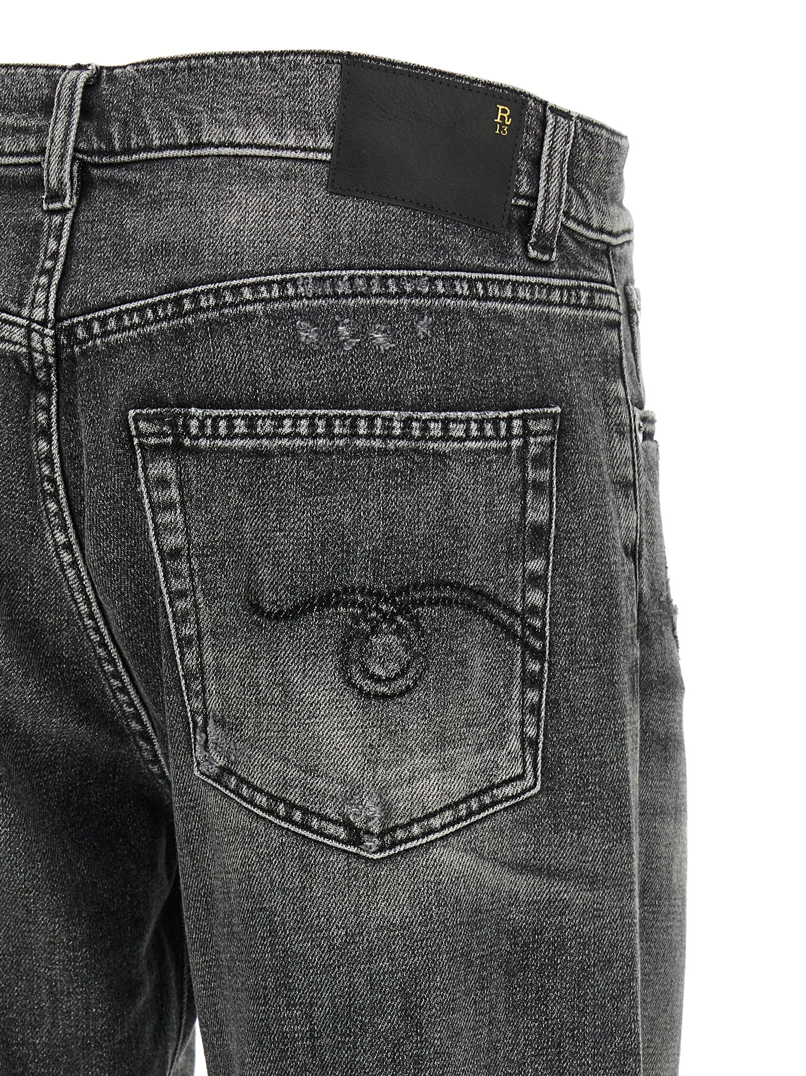 R13 Boyfriend Jeans