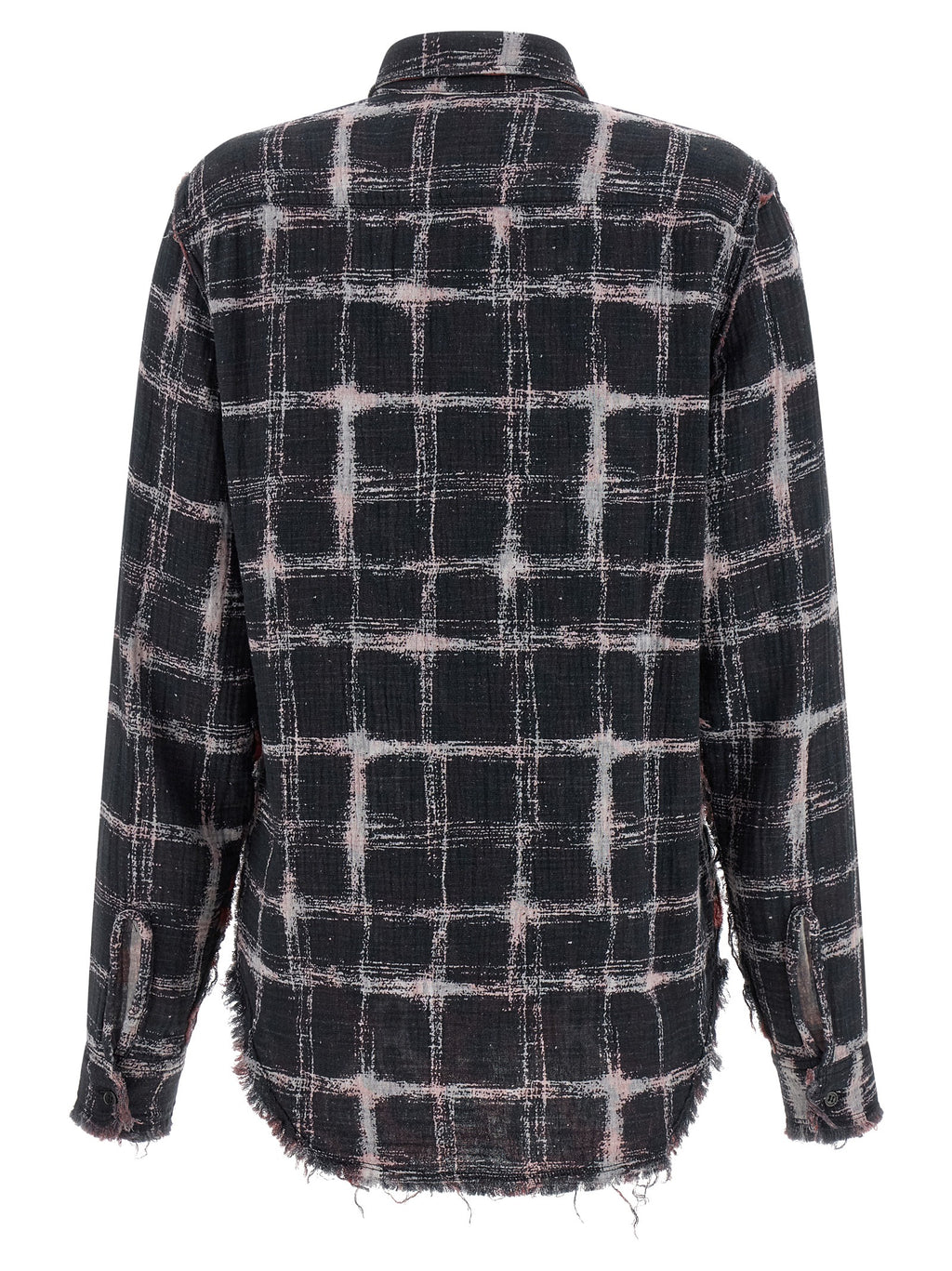 R13 Fringed Hem Reversible Shirt